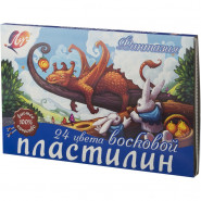 Пластилин восковой Луч Фантазия 24цв стек 360г 25С 1525-08 Пластилин восковой Луч Фантазия 24цв стек 360г 25С 1525-08