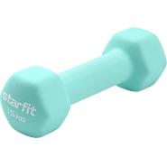 Гантель неопреновая STARFIT DB-201 1,5 кг, мятный., ЦБ-00001427