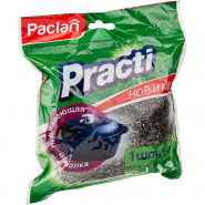 Губка-мочалка металлическая большая D=9,5см.,вес=34,8гр. PACLAN