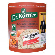 Хлебцы хрустящие Кукурузно-рисовые карамельные Dr.Korner 90 гр Хлебцы хрустящие Кукурузно-рисовые карамельные Dr.Korner 90 гр